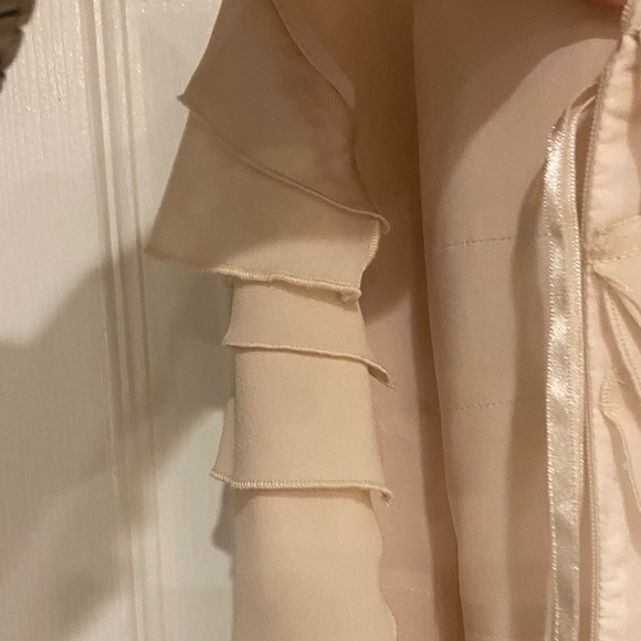 LOFT Cream Sleeveless Dress - Picture 10 of 11